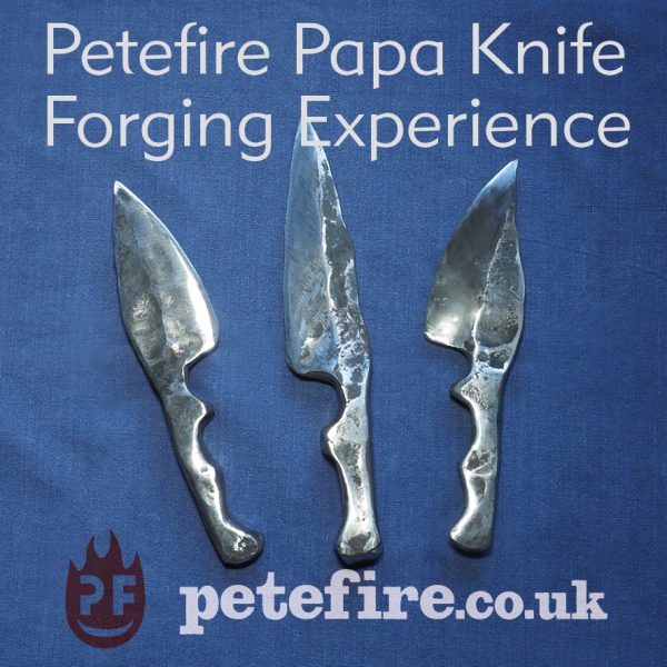 Papa Knives are made from recycled high carbon, hard steel. This means the blades will stay sharp longer.